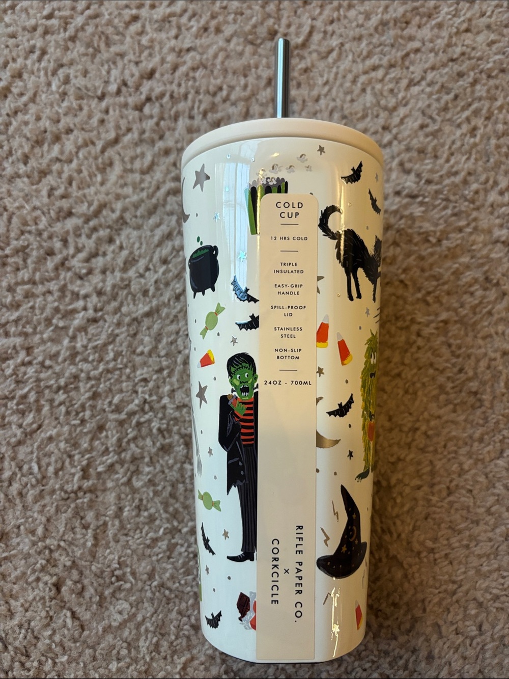 Rifle Paper Co. x Corkcicle Halloween 24oz Tumbler